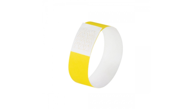 Sigel SI-EB213 Evenementenbandjes Super Soft, 255x25mm 120 Stuks Neon Geel