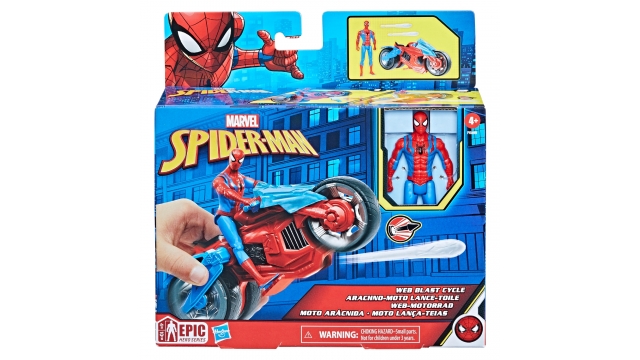 Spiderman Figuur en Voertuig