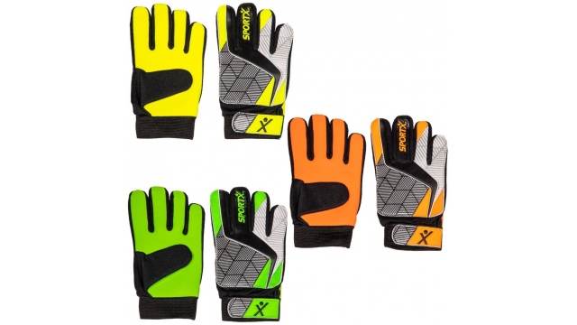 SportX Keeperhandschoenen Maat 6 Assorti