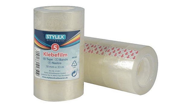 Stylex Plakband 18mmx3m 5 stuks