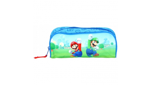 Super Mario Etui Blauw