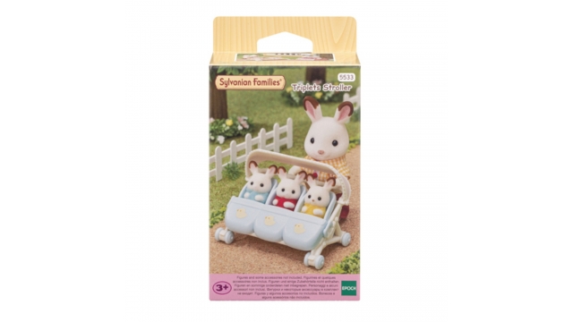 Sylvanian Families 5533 Wandelwagen Drieling