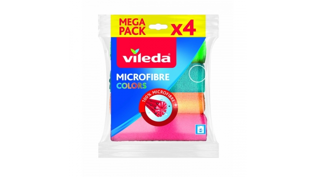 Vileda Colors Microvezeldoekjes 4 Stuks