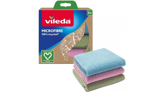 Vileda 100% Recycled Microvezeldoekjes 3 Stuks