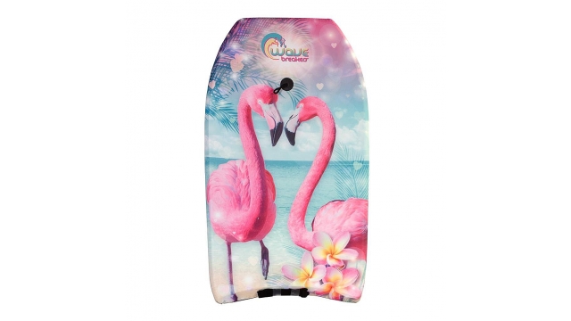 Wave Breakers Bodyboard met Flamingo Print 83 cm