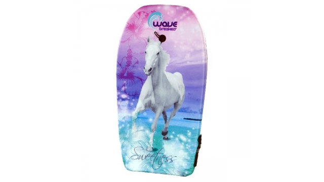 Wave Breakers Bodyboard met Paarden Print  83 cm