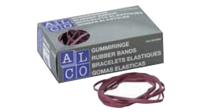 Alco AL-757/2 Elastieken 200x6mm 500 Gram In Doos Rood