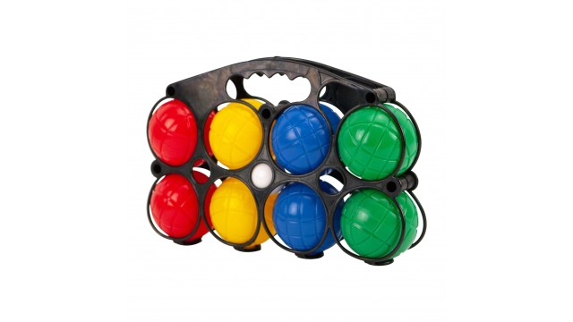 Alert Jeu De Boules Set met 8 Kunststof Ballen