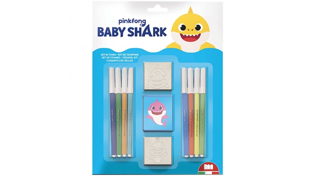 Baby Shark Stempelset 11-delig