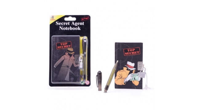 Notitieboekje Secret Agent met Geheime Pen