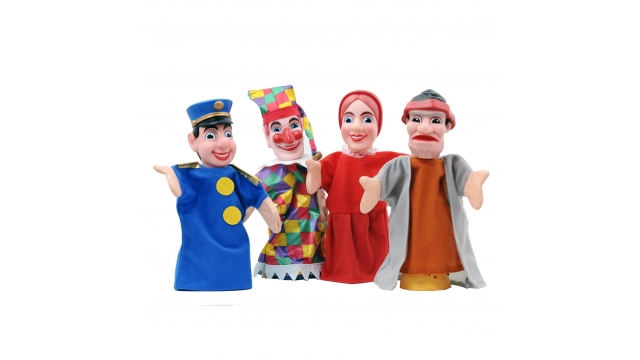 Poppenkastpoppen 4 Stuks