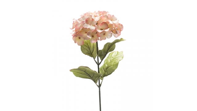 Kunstbloem Hortensia 65 cm Roze