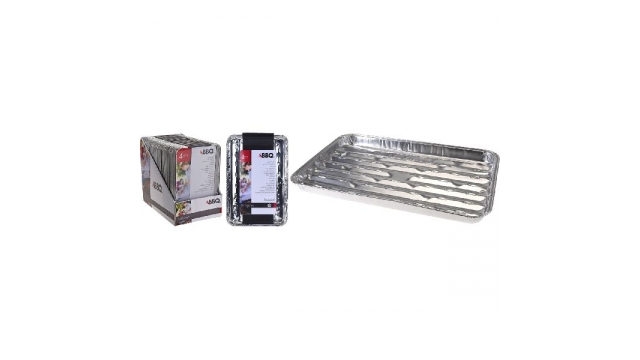 BBQ Aluminium Grillschalen Set 4 Stuks