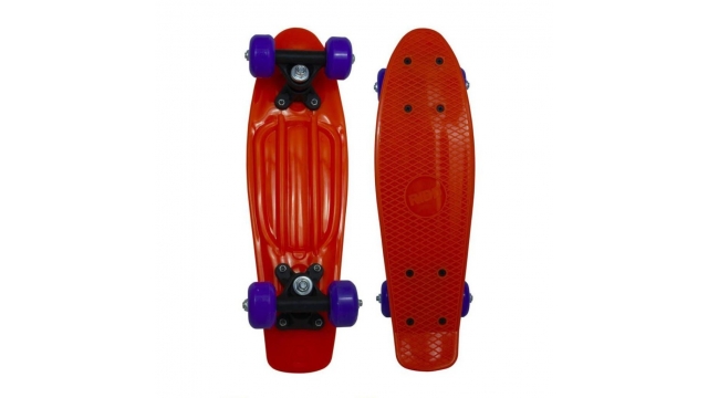 Skateboard 43 cm Rood/Paars