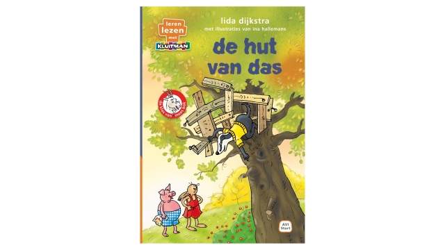 Boek AVI Start Leren Lezen met Kluitman de Hut van Das