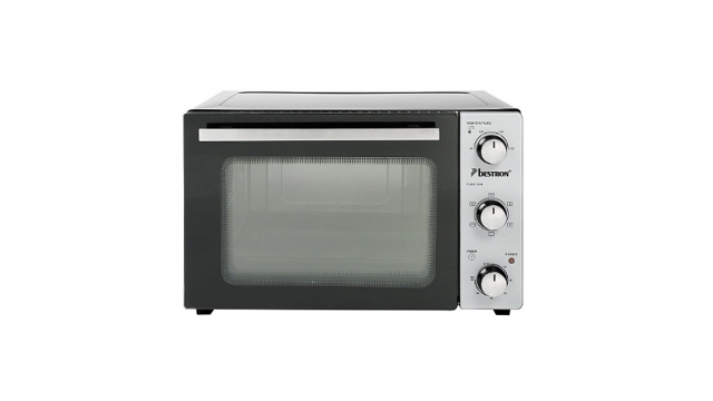 Bestron AOV31PS Grill-Bakoven met Accessoires Zwart/Zilver