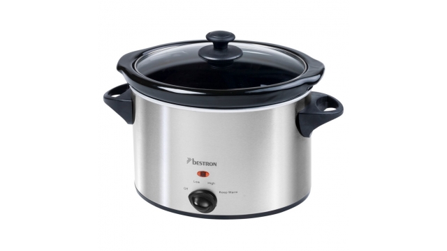 Bestron ASC350 Slowcooker RVS/Zwart