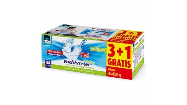 Bison Vochtvreter Magneet Navulling 3+1 Gratis