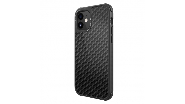 Black Rock Robust Real Carbon Cover for Apple iPhone 12 Mini Black