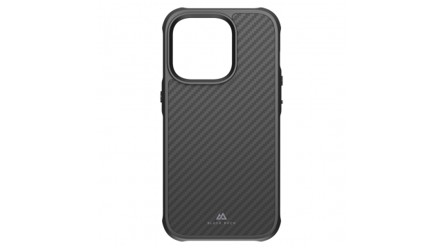 Black Rock Robust Carbon Cover Voor Apple IPhone 14 Pro Zwart