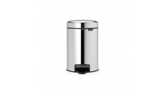 Brabantia Newicon Pedaalemmer 3L Brilliant Staal