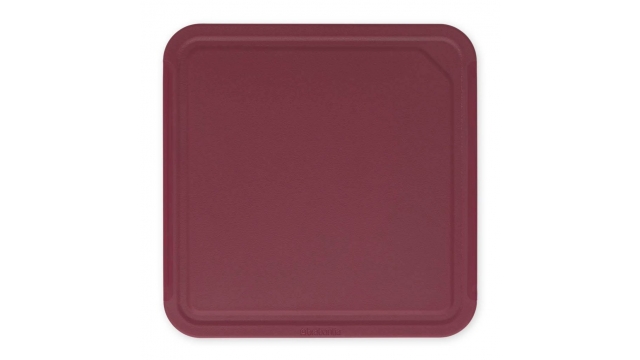 Brabantia Tasty+ Snijplank 25x0.8x25 cm Aubergine Rood