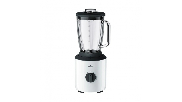 Braun JB3150WH PowerBlend 3 Blender 1.5L Wit/Zwart