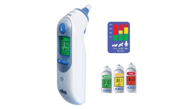 Braun IRT6520 ThermoScan 7 Thermometer Wit/Grijs