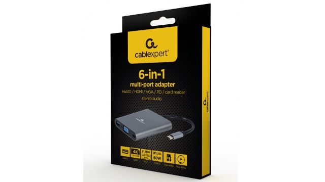 Cablexpert Gmb Usb-c Multi-port 6-in-1