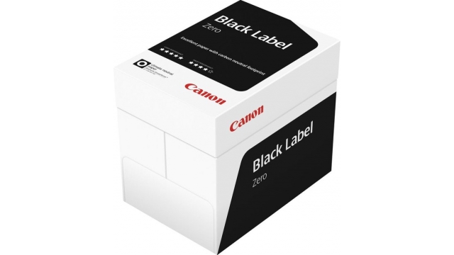 Canon kopieer/printpapier Black Label Zero FSC A4  80 grams 1 doos 5 pak a 500 vel