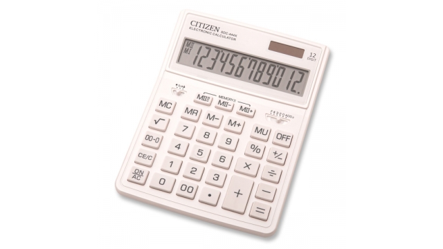 Citizen CI-SDC444XRWHE Calculator Desktop Business Line, Wit