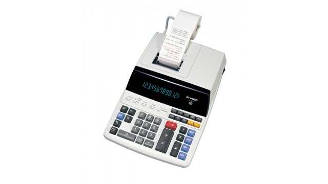 Citizen SH-EL2607V Calculator Sharp-EL2607V Creme Print