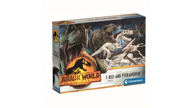 Clementoni Jurassic World T-Rex Pteranodon Dig Kit