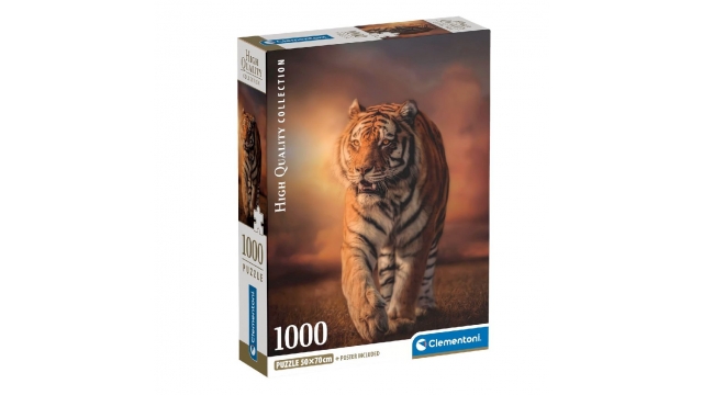 Clementoni High Quality Collection Puzzel Tijger 1000 Stukjes