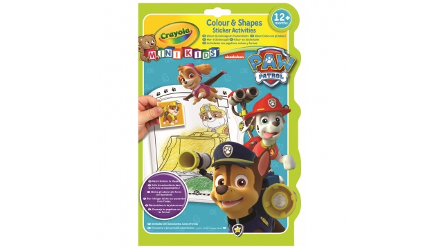 Crayola Mini Kids Paw Patrol Kleur-Stickerboek
