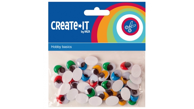 Create-It Knutselset Bewegende Ogen 75stuks