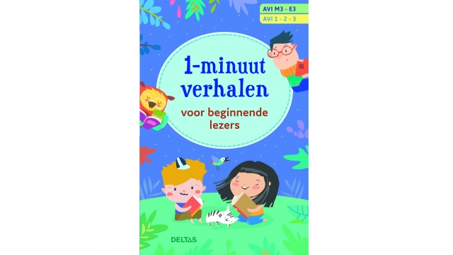 Deltas Boek AVI M3-E3 1-Minuut Verhalen voor de Beginnende Lezer