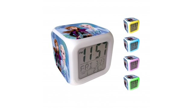 Disney Frozen 2 Digitale Klok + LED-Verlichting