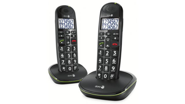 Doro Phoneeasy 110 Duo DECT Telefoon met Grote Toetsen