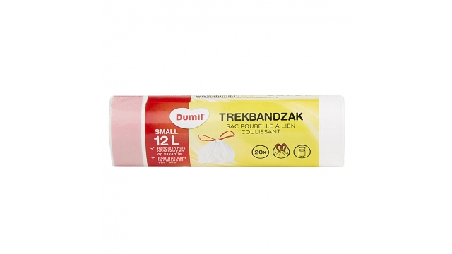 Dumil Afvalzakken met Trekband 12L 20 Stuks