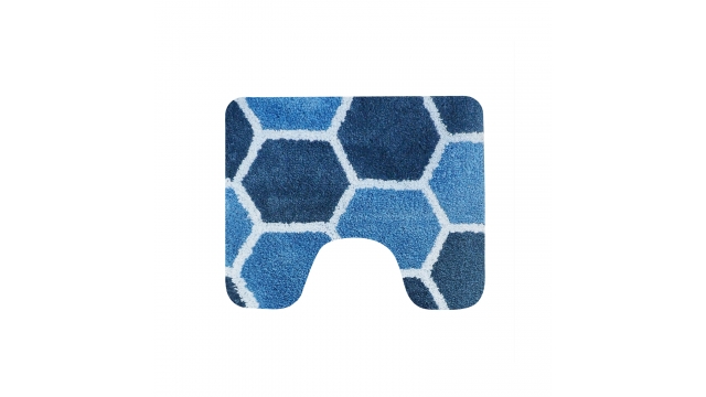 Dutch House Toiletmat Rennes 60x60 cm Blauw