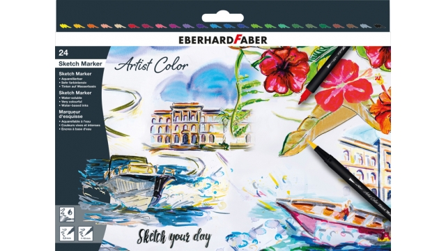 Eberhard Faber EF-558224 Sketch Marker 24 Stuks