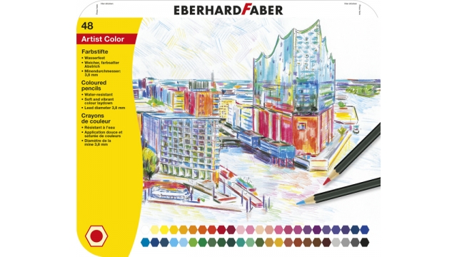 Eberhard Faber EF-516148 Kleurpotloden Metaaletui A 48 Stuks