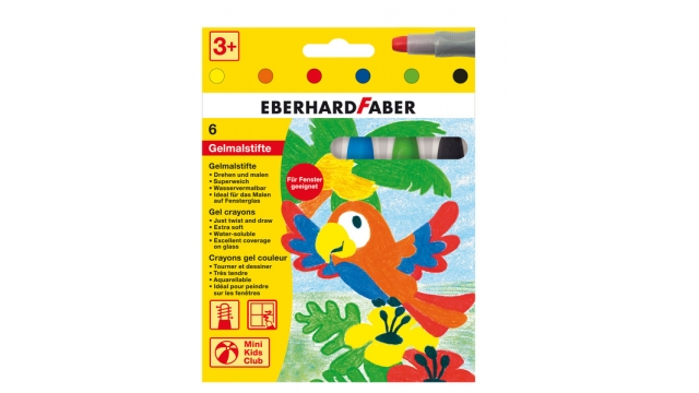 Eberhard Faber EF-529006 Gelkleurpotloden 6 Kleuren In Karton Etui