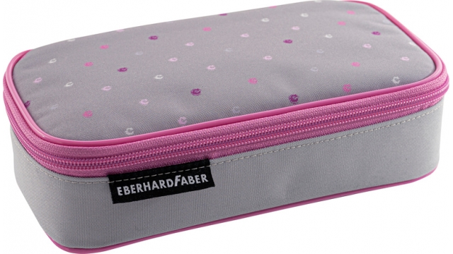 Eberhard Faber EF-577586 Schooletui Leeg Jumbo X-Style Pro Grijs/roze