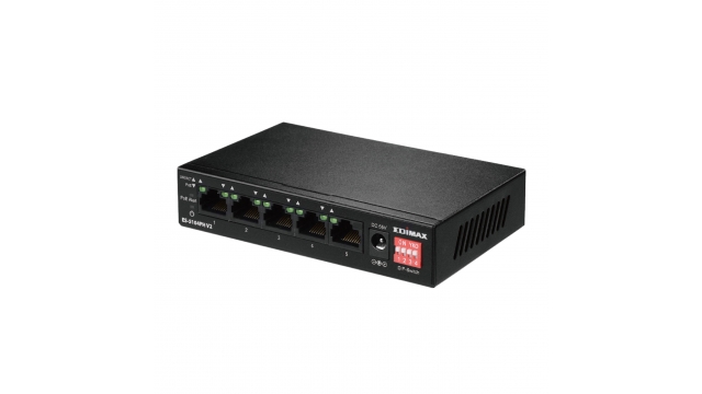 Edimax ES-5104PH V2 Netwerk Schakelaar 10/100 Mbit