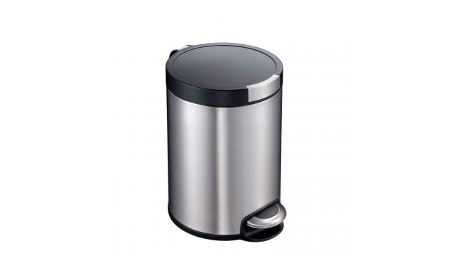 EKO Vepa Bins Artistic Pedaalemmer 5L RVS/Zwart