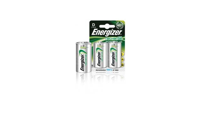Energizer Enrd2500p2 Batterij Nimh D/lr20 1.2 V 2500 Mah Powerplus 2-blister