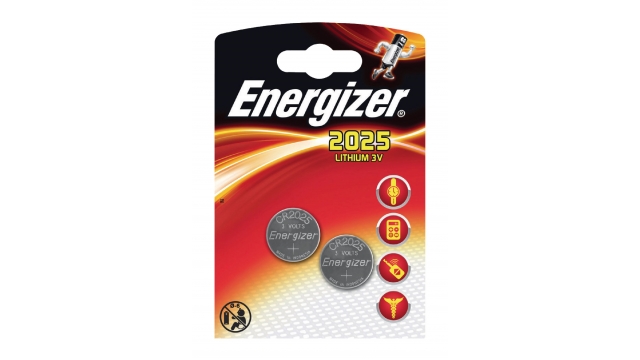 Energizer EN-638708 Lithium Knoopcel Batterij Cr2025 3 V 2-blister