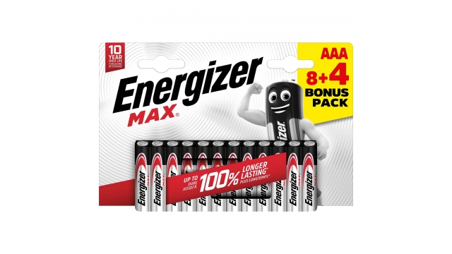 Energizer EN-NMAXAAA84 Alkaline-batterij Aaa 1.5 V Dc 12-blister